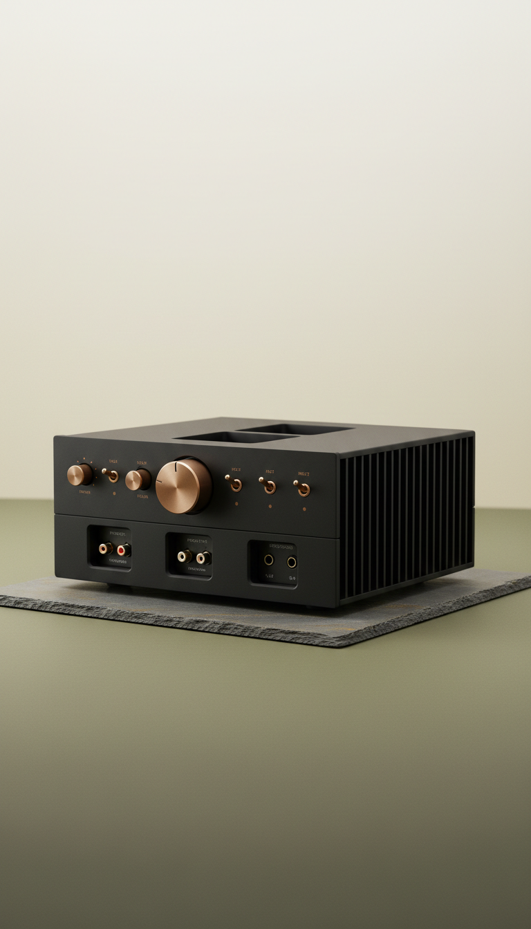 Modular amplifier with analog dials